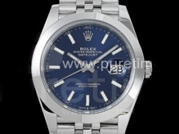 로렉스 데이저스트 41mm 블루 다이얼 | DateJust 41 126330 904L SS VSF 1_1 Best Edition Blue Dial on Jubilee Bracelet VS3235