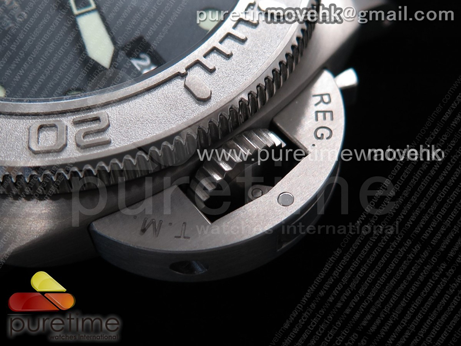 파네라이 팸984 서브머시블 블랙 다이얼 | PAM984 Mike Horn Submersible VSF 1:1 Best Edition Black Dial on Black Nylon Strap P.9010 Clone