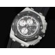 [최신작]오데마피게 로얄오크 오프쇼어 44mm 크로노그래프 그레이 다이얼 | Royal Oak Offshore 44mm SS APSF 1:1 Best Edition Gray Dial on Black Rubber Strap A3126