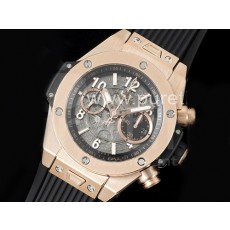 휴블럿 빅뱅 유니코 로즈골드 스켈레톤 다이얼 | Hublot Big Bang Unico RG ZF 1:1 Best Edition Skeleton Dial on Black Rubber Strap A1280