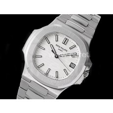 파텍필립 노틸러스 5711 화이트 다이얼 | Nautilus 5711/1A 3KF 1:1 Best Edition White Textured Dial on SS Bracelet A324 Super Clone V2