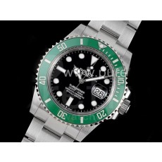 로렉스 서브마리너  41mm 그린  세라믹 베젤 블랙 다이얼 | Submariner 41mm 126610 LV Kermit 904L Steel VSF 1:1 Best Edition VS3235