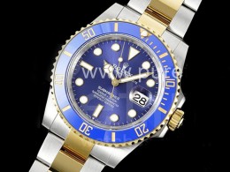 로렉스 서브마리너 41mm 옐로우골드 청판 콤비 | Submariner 41mm 126613 LB SS/YG Wrapped Gold Blue Ceramic 904L Steel JDF 1:1 Best Edition VR3235