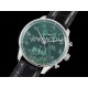 아이더블유씨 포르투기스 크로노 그린 다이얼 | Portuguese Chrono IW3716 ZF 1:1 Best Edition Green Dial on Black Leather Strap A69355