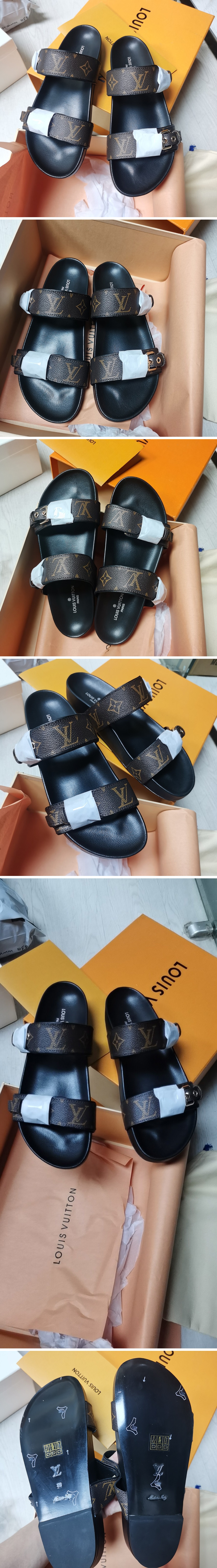 [LOUIS VUITTON] 루이비통 22SS 봄 디아 플랫 뮬 여성 샌들(모노그램) WM312, ALW