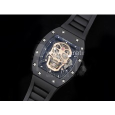 [RICHARD MILLE] 리차드밀레 RM052 투어빌론 블랙 세라믹 베젤 로즈골드 스컬 스켈레톤 다이얼, 홍콩명품시계 무브타임, 남자명품시계,워치,손목시계