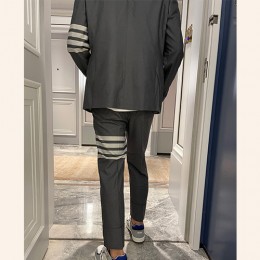 [THOM BROWNE] 톰브라운 22SS 남성 정장수트 양복 세트 그레이 MM479, RED, 홍콩명품,무브타임사이트,2022신상,명품의류