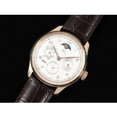 [IWC] 아이더블유씨 포르투기스 퍼페츄얼 칼렌더 데이데이트 로즈골드 화이트 다이얼 5033, 홍콩명품시계,남자시계,손목시계,가죽스트랩