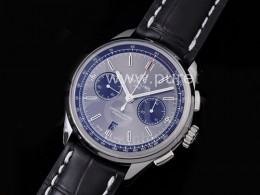 [BREITLING] 브라이틀링 프리미어 42mm 크로노그래프 그레이/블랙 다이얼, 홍콩명품시계,남자워치,손목시계,가죽스트랩