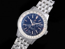 [BREITLING] 브라이틀링 네비타이머 41mm 스테인레스 스틸 블랙 다이얼, 홍콩명품시계,남자워치,손목시계,메탈스트랩