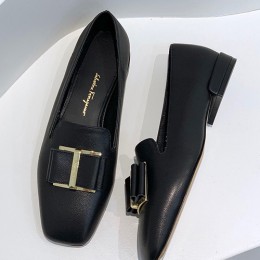 [FERRAGAMO] 페레가모 22SS 여자여성 플랫 로퍼 구두 슈즈 블랙 WM412, ALW, 홍콩명품,무브타임,여성,여자명품쇼핑몰