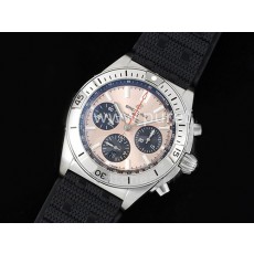 [BREITLING] 브라이틀링 크로노맷 B01 42mm 브라운 다이얼, 홍콩명품시계,남자워치,손목시계,고무밴드,스트랩