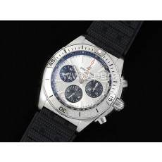 [BREITLING] 브라이틀링 크로노맷 B01 42mm 실버 다이얼, 홍콩명품시계,남자워치,손목시계,고무밴드,스트랩