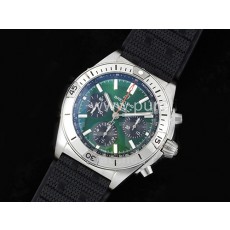 [BREITLING] 브라이틀링 크로노맷 B01 42mm 그린 다이얼, 홍콩명품시계,남자워치,손목시계,고무밴드,스트랩