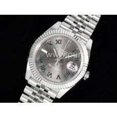 [홍콩명품시계.ROLEX] 로렉스 데이저스트 41mm 126334 904L 스틸 로먼 마커 그레이 다이얼, 롤렉스,남자명품시계,메탈시계,무브타임쇼핑몰