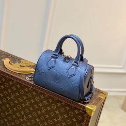 [홍콩명품,LOUIS VUITTON] 루이비통 모노그램 스피디 여성용 토트백 M58958, 블루, BDA, 명품가방,뤼비똥,최신,22SS,여자가방,미러급,레플리카,무브타임,직구쇼핑몰