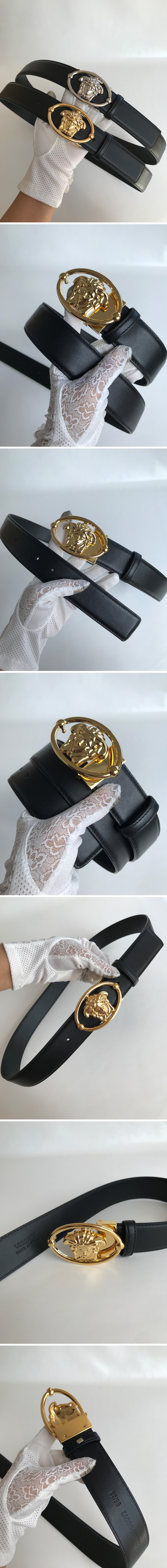 [홍콩명품,VERSACE] 베르사체 22SS 남성용 연예인 벨트 WM537, 3.8CM, X1, 무브타임,쇼핑몰,명품레플리카,인터넷쇼핑,남자