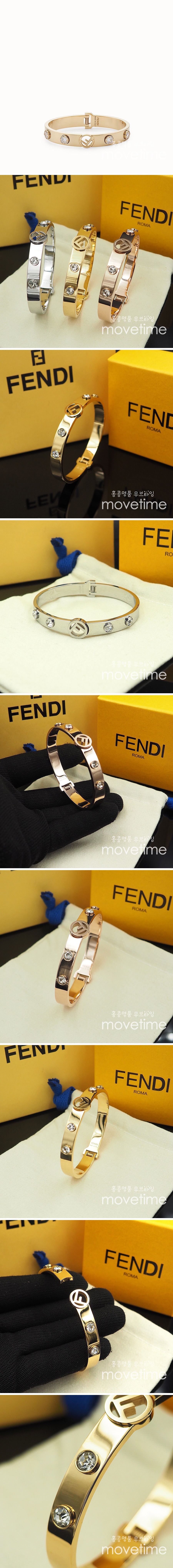 [홍콩명품.FENDI] 펜디 22SS 최신유행 여자 FF로고 큐빅팔찌 AC501, AGG, 홍콩명품쇼핑몰,무브타임,인터넷명품사이트