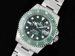 [홍콩명품시계.ROLEX] 로렉스 서브마리너 116610 그린 세라믹 베젤 그린 다이얼, 남자명품시계,워치,중년남자,SA,명품시계,메탈스트랩