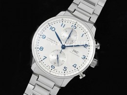 [홍콩명품시계.IWC] 아이더블유씨 포르투기스 크로노 IW3716 화이트 다이얼, 무브타임,남자명품시계,워치,중년남자,SA,명품시계,메탈시계