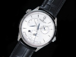 [홍콩명품시계.JAEGER-LECOULTRE] 예거르꿀뜨르 마스터 지오그래픽 GMT 파워리저브 화이트 다이얼, 무브타임,남자명품시계,워치,중년남자,SA,명품시계