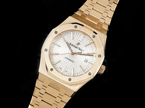 [홍콩명품시계.AUDEMARS PIGUET] 오데마피게 로얄오크 41mm 15400 로즈골드 화이트 다이얼, 남자명품시계,워치,중년남자,SA,명품시계,메탈시계