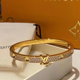 [홍콩명품.LOUIS VUITTON] 루이비통 22SS 최신유행 여성용 풀다이아 LV로고 팔찌 AC528, AGG, 홍콩명품쇼핑몰,무브타임,인터넷명품사이트