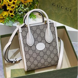 [홍콩명품.Gucci] 구찌 인터로킹 G 미니 토트백 671623 UULBT 9683, BGM447, GU3, 홍콩명품가방,손목가방,크로스백,핸드백,구매대행,무브타임