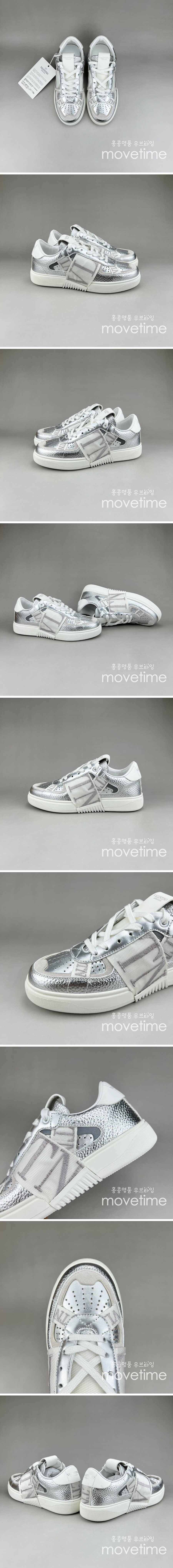 [홍콩명품.Valentino] 발렌티노 22SS 로우탑 스니커즈(실버 톤), SE875, S3, 무브타임사이트,인터넷명품쇼핑몰,남자명품,슈즈,신발