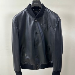 [홍콩명품.PHILIPP PLEIN] 필립플레인 22SS PP로고 가죽 보머 재킷, BM2812, TOM, 명품쇼핑몰,의류,무브타임사이트,인터넷쇼핑몰,해외직구