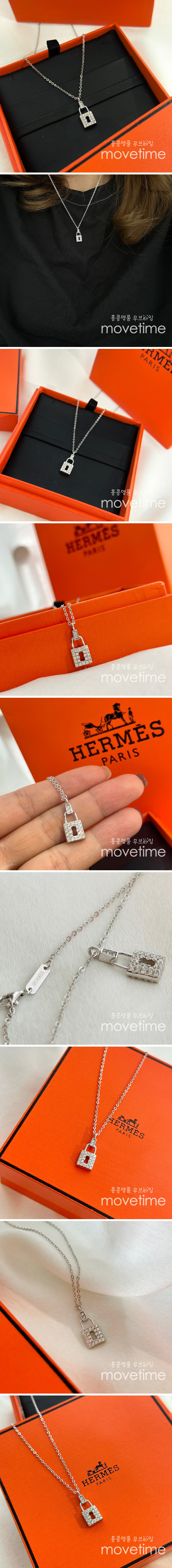 [홍콩명품.Hermes] 에르메스 22SS 오켈리 자물쇠 펜던트 목걸이, ET504, AGG, 홍콩명품쇼핑몰,무브타임,악세사리,잡화,생활용품