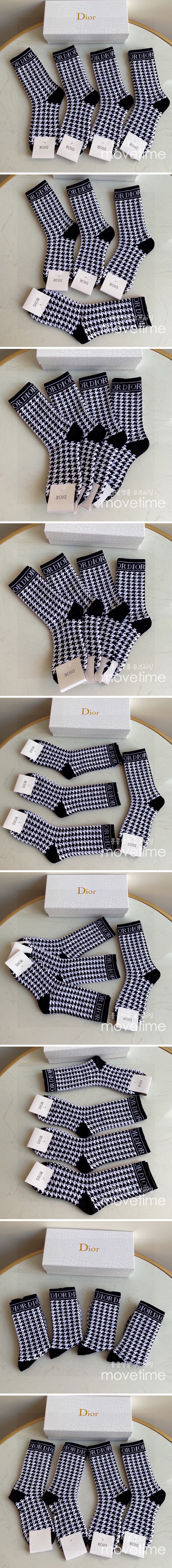 [홍콩명품,Christian Dior] 디올 22SS 패턴 선물용 양말 종아리양말 롱삭스 4종, ET562, MAR, 홍콩명품쇼핑몰,무브타임,악세사리,잡화,생활용품