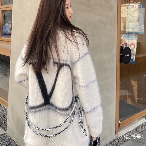 [홍콩명품.Valentino] 발렌티노 22SS 여성 백 V로고 자가드 가디건, BM3100, TBG, 명품쇼핑몰,의류,무브타임사이트,인터넷쇼핑몰,해외직구