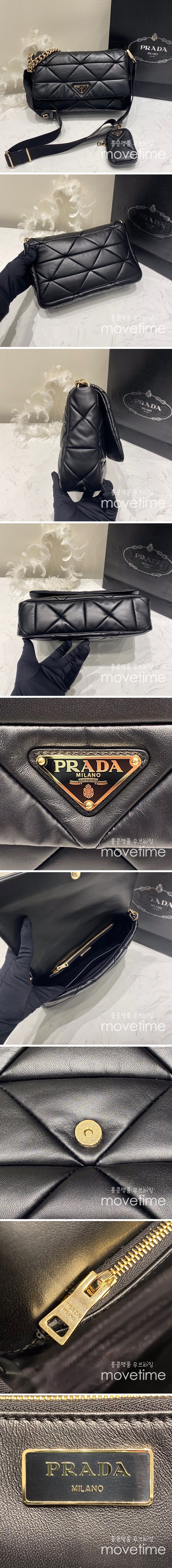 [홍콩명품,PRADA] 프라다 22SS  듀얼 스트랩 시스템 레더 숄더백 1BD291, BGM689,JM, 홍콩명품가방,손목가방,크로스백,핸드백,구매대행,무브타임