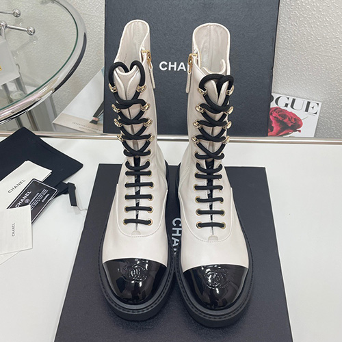 [홍콩명품.CHANEL] 샤넬 23SS 여성 투톤 워커 앵클부츠 (2컬러), SE957, SMS, 무브타임사이트,인터넷명품쇼핑몰,남자명품,슈즈,신발