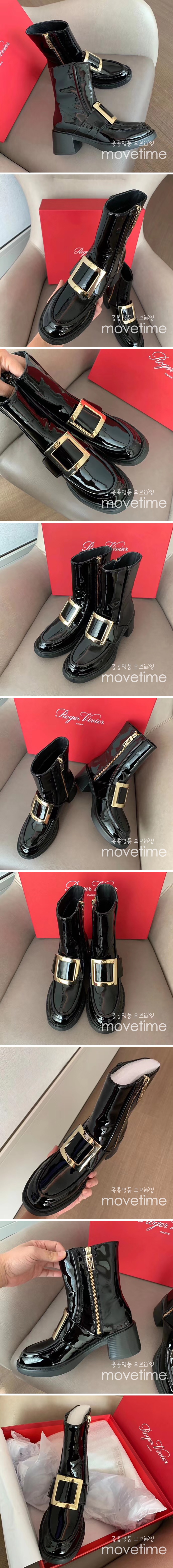 [홍콩명품,Roger Vivier] 로저비비에 23SS 여성 레인저스 앵클 부츠 RVW59829350D1PB999, SE978, SMS, 무브타임사이트,인터넷명품쇼핑몰,남자명품,슈즈,신발