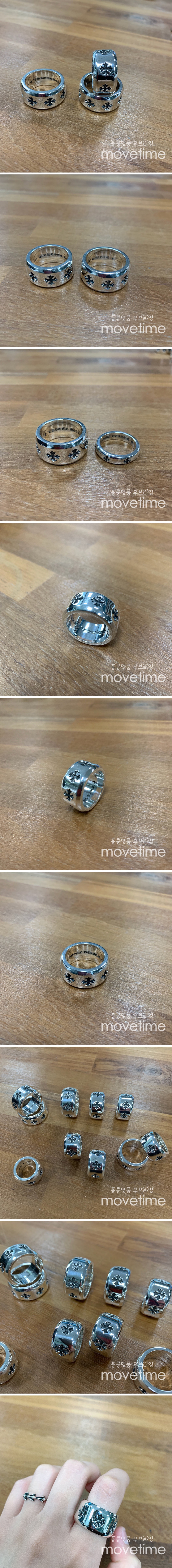 [홍콩명품.Chrome Hearts] 크롬하츠 23SS 925 크로스 로고 링 반지, ET671, CR1, 홍콩명품쇼핑몰,무브타임,악세사리,잡화,생활용품