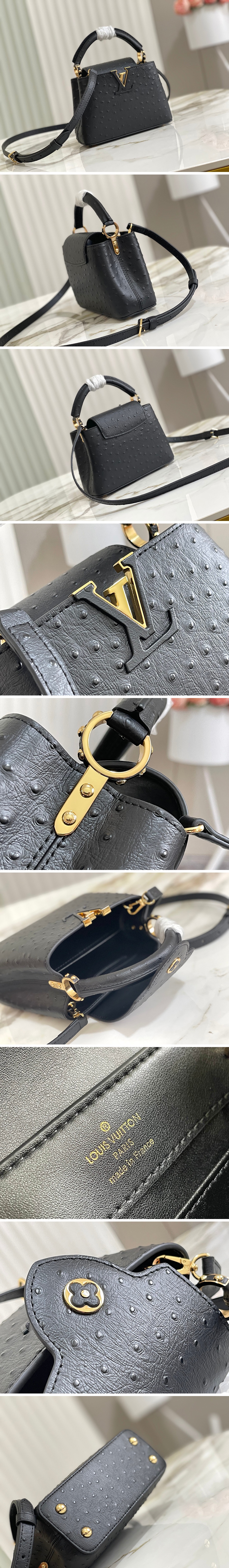 [홍콩명품.LOUIS VUITTON] 루이비통 23SS  토뤼옹 카퓌신MM M48865(블랙), BGM1104, JD, 홍콩명품가방,손목가방,크로스백,핸드백,구매대행,무브타임