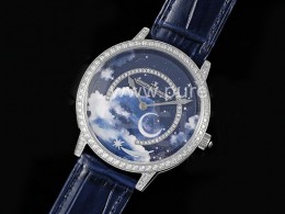 [홍콩명품시계.JAEGER-LECOULTRE] 예거르꿀뜨르 풀 다이아몬드 베젤 블루스타 다이얼, 명품직구,구매대행,럭셔리,남자명품시계,워치,중년남자