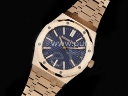 [홍콩명품시계.AUDEMARS PIGUET] 오데마피게 로얄오크 41mm 15500 로즈골드 블루 다이얼, 남자명품시계,워치,중년남자,SA,명품시계,메탈시계