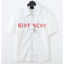 [홍콩명품.GIVENCHY] 지방시 23SS 로고 지퍼 반팔 셔츠 (화이트), BM5045, JU, 온라인명품쇼핑몰,의류,무브타임사이트,인터넷쇼핑몰,해외직구