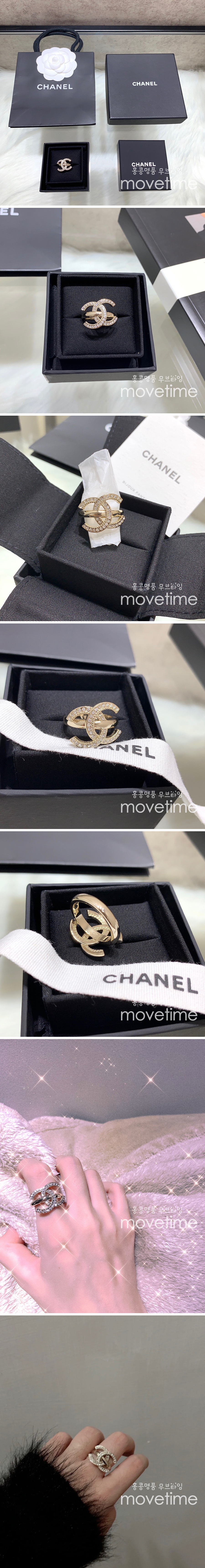 [홍콩명품.CHANEL] 샤넬 23SS CC 로고 다이아 링 반지, ET1062, AGG, 홍콩명품쇼핑몰,무브타임,악세사리,잡화,생활용품