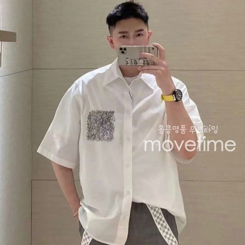 [홍콩명품.LOUIS VUITTON] 루이비통 23SS 모노그램 자수 반팔 남방 셔츠, BM5250, KB, 온라인명품쇼핑몰,의류,무브타임사이트,인터넷쇼핑몰,해외직구