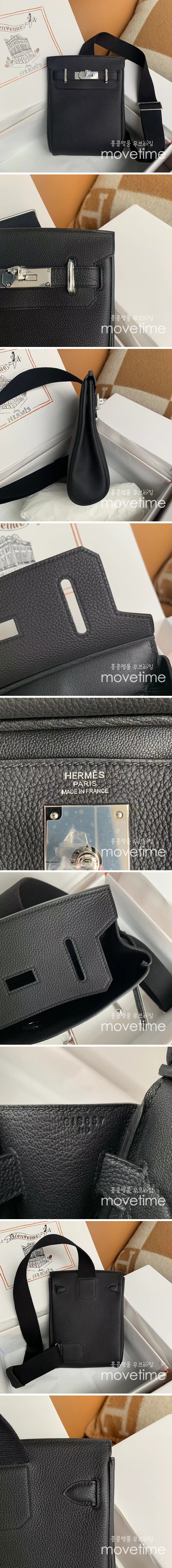 [홍콩명품.Hermes] 에르메스 23SS HAC A DOS 블랙, BGM1197, BDA, 홍콩명품가방,손목가방,크로스백,핸드백,구매대행,무브타임