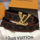 [홍콩명품.LOUIS VUITTON] 루이비통 23SS LV로고 골드버클 모노그램 가죽 벨트 30MM, BT667, 3.0cm, X1, 명품레플리카,명품쇼핑몰,의류,무브타임사이트,인터넷쇼핑몰,남자명품,해외직구