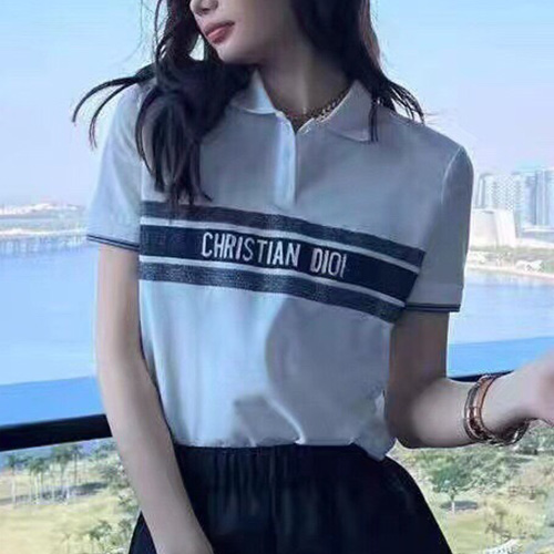 [홍콩명품,Christian Dior] 디올 23SS 로고 스트라이프 카라 폴로 반팔 티셔츠, BM5591, JU, 온라인명품쇼핑몰,의류,무브타임사이트,인터넷쇼핑몰,해외직구