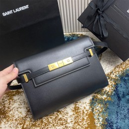 [홍콩명품.YSL] 입생로랑 23SS YSL 크로커다일 엠보스드 샤이니 가죽 맨하탄 스몰 숄더백 675626DND0W1000, BGM1231, BDA, 홍콩명품가방,손목가방,크로스백,핸드백,구매대행,무브타임