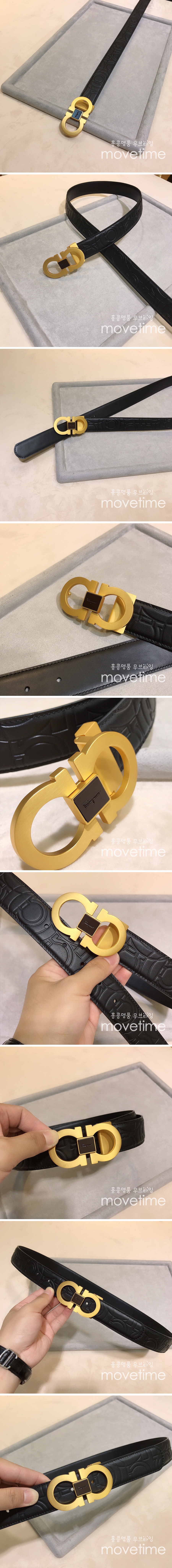 [홍콩명품.FERRAGAMO] 페레가모 23SS 간치니 리버서블 가죽 벨트 34MM (금장), BT719, 3.4cm, BRB, 명품레플리카,명품쇼핑몰,의류,무브타임사이트,인터넷쇼핑몰,남자명품,해외직구