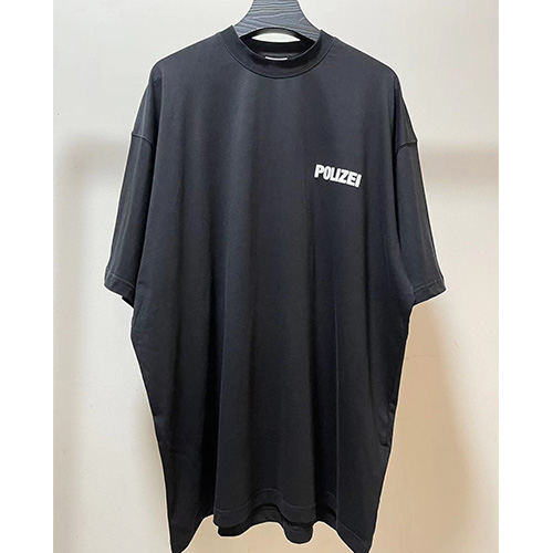 [명품빅사이즈.VETEMENTS] 베트멍 23SS POLIZEI 프린트 반팔 티셔츠, BM5907, VT, 홍콩명품쇼핑몰,인터넷명품,온라인명품사이트,여자명품,해외직구