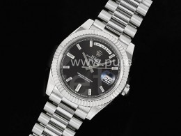 [홍콩명품시계.ROLEX] 롤렉스 데이데이트 40mm 블랙 크리스탈 다이얼, 명품직구,구매대행,럭셔리,남자명품시계,워치,중년남자